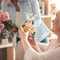 Gifts for Mom Birthday Gifts for Women Preserved Rose Forever Flower in Glass Angel Figurines Fresh Flowers for Delivery Anniversary Mothers Day Real Colorful Roses for Grandma Her Wife from Daughter